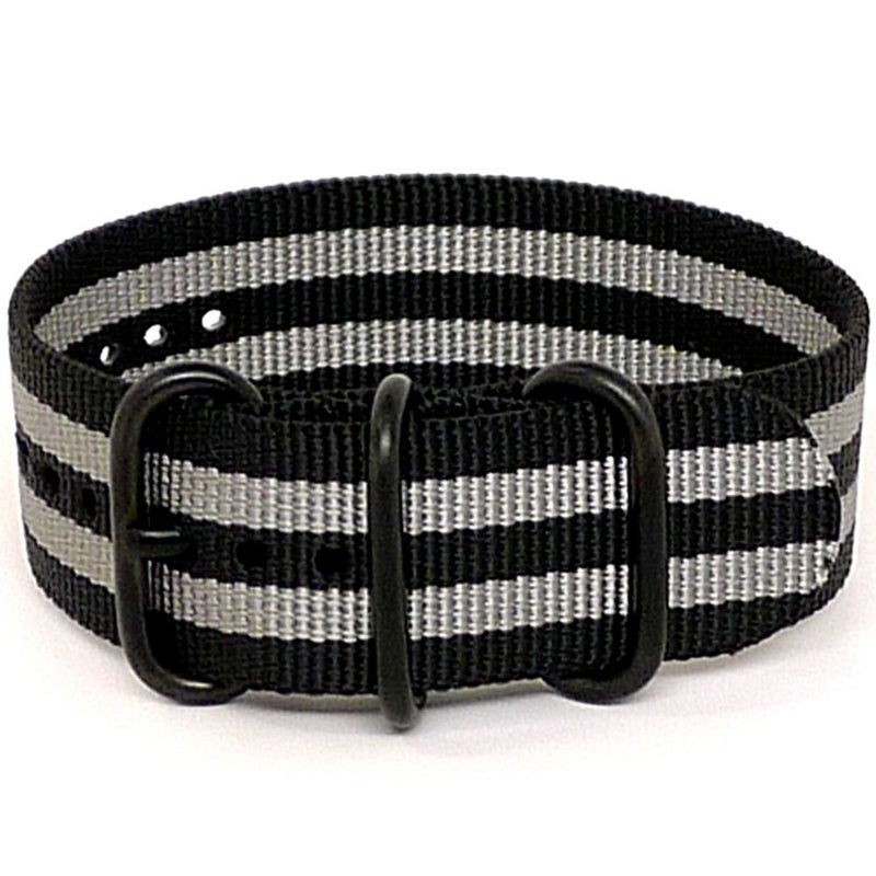 Da Luca Ballistic Nylon Military 1 Piece Watch Strap - Bond (PVD Buckle) : 20mm - Image 1